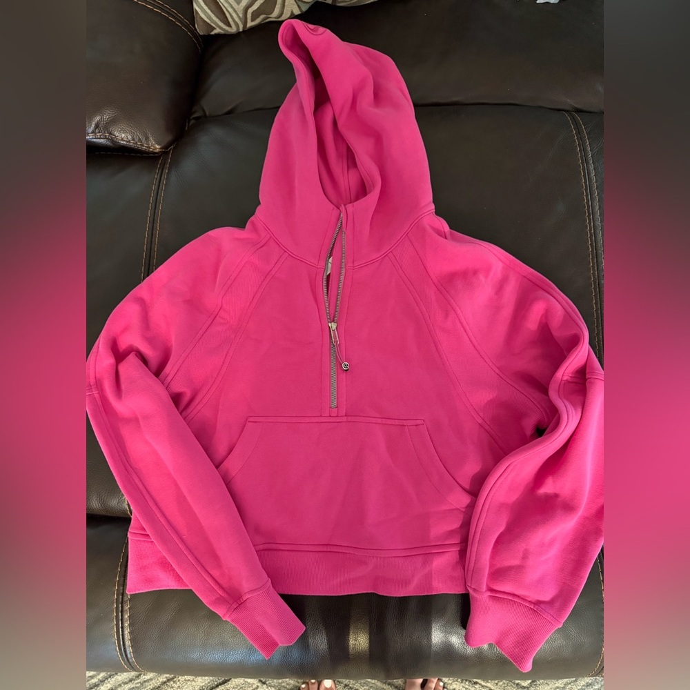 Lululemon Sonic Pink Half-zip with Hood